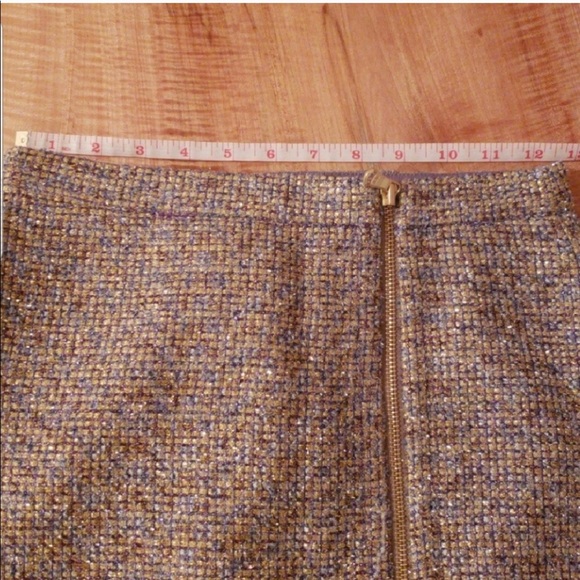 JCrew tweed zip front pencil skirt - Picture 2 of 8